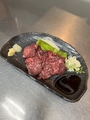 料理メニュー写真&nbsp;大トロ熊本県産馬刺し