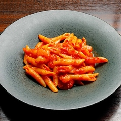 かんずりと小海老のペンネ　アラビアータ