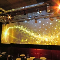 大迫力！プロジェクションマッピングで華やかに演出