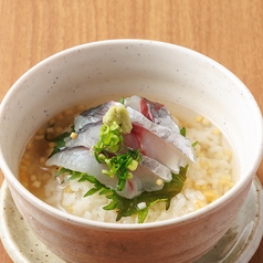 関アジの出汁茶漬け