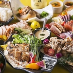 和牛と鮮魚を満喫できるコースは2時間食べ飲み放題で3500円◎その他多数コースあり！
