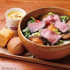 農園野菜のサラダセット ローストビーフ