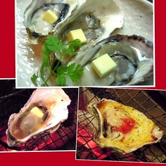 ☆冬季限定メニュー☆∴:*:殻つき牡蠣の網焼き暖炭流