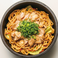 国産牛ホルモン味噌だれ焼きそば