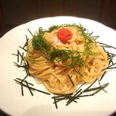 明太子のパスタ