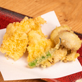 料理メニュー写真 軍鶏の鶏天ぷら