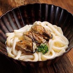 牡蠣クリームうどん