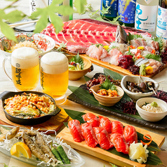 料理人の居る魚屋 鰓呼吸 えらこきゅう 泉中央店のコース写真