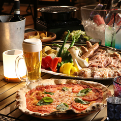 イタリアンビアガーデン ビランチャ 梅田茶屋町店のコース写真