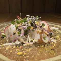 明石のタコぶつカルパッチョ