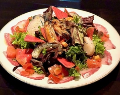 石垣産車海老と魚介のカルパッチョ Carpaccio of shrimp and seafood