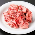 料理メニュー写真 <牛繁名物>特選中落ちカルビ　 (タレ・塩)