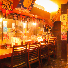 カウンター席8席ご用意しております◎
