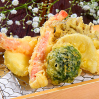 旬食材の天ぷら