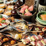 絶品炉端焼きと名物料理がそろいます