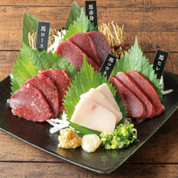 馬刺し4種盛り合わせ