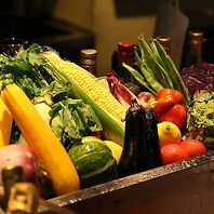 歓迎会・送別会にも大人気！こだわりの野菜をご用意！