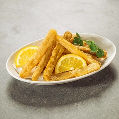 低温貯蔵のこだわり牛蒡の唐揚げ