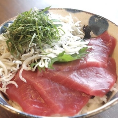 【季節限定】柏島産 本マグロと黒潮しらすの紅白丼