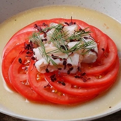 タコとトマト　～だしレモンソース～