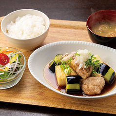 鶏と揚げ出し野菜のみぞれ煮定食
