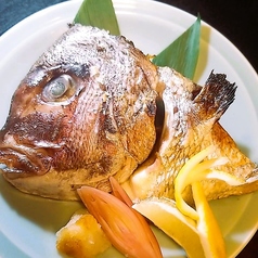 鯛のカブト焼き