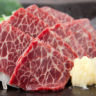 国産霜降り馬刺し