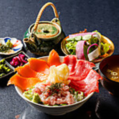 人気3種丼（サーモン・ねぎとろ・まぐろ