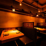 【心安らぐ空間】和情緒あふれるテーブル席をご用意