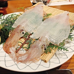 いかの活造り