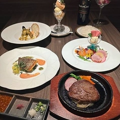 鉄板ステーキ&馬しゃぶ FUTABA 二巴のコース写真