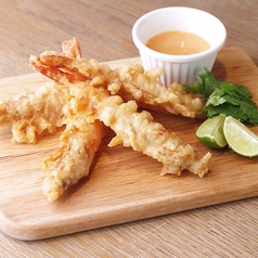 ソフトシェルシュリンプのフリット