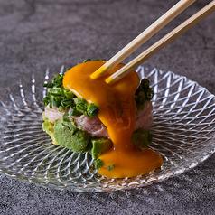 アボカドねぎとろユッケ