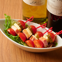 おつまみハムとチーズのオリジナルピンチョス