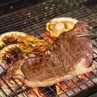 「カルビ越え」とのコラボ。厳選した上質なお肉◎