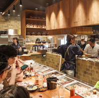 オープンキッチンのカウンター有り！