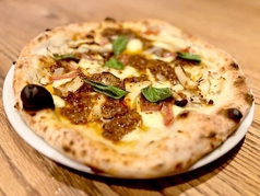 3 種のきのこのピッツァ・ラザーニャ