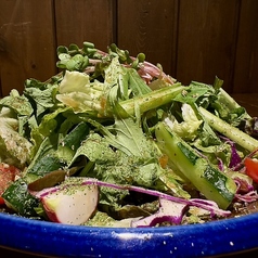 グリーンサラダ　～EXVとオレガノのドレッシング～