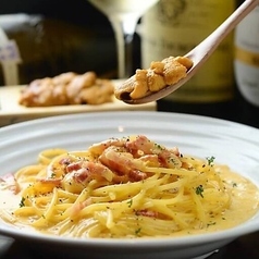 【数量限定】生雲丹をのせた濃厚ウニボナーラパスタ