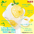 料理メニュー写真 レモン氷パフェ ハニーレモンソース添え