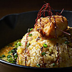 ひとくち唐揚げのせTKチャーハン