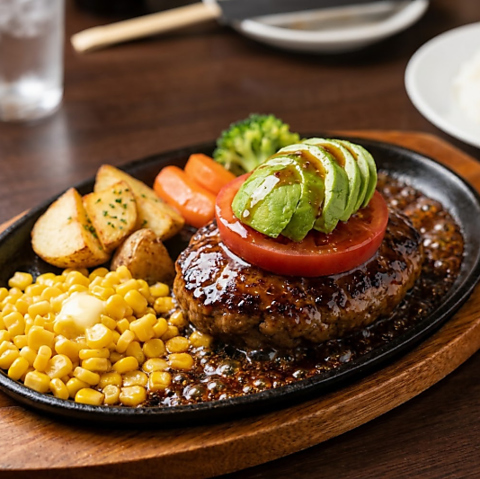 船橋・薬園台駅すぐのハンバーグ専門店【HAGANEYA（ハガネヤ）】