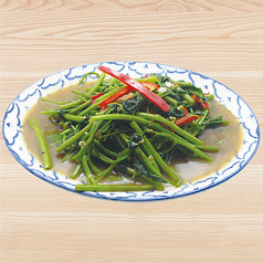空心菜炒め　パックブン・ファイディーン　Stir fried-water spinach