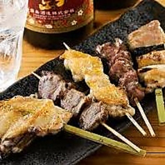 《焼き鳥》串五本盛り