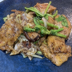 赤城牛の黒胡椒炒め