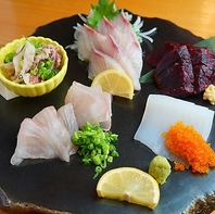 旬の魚をふんだんに使用◎厳選刺身の盛り合わせ
