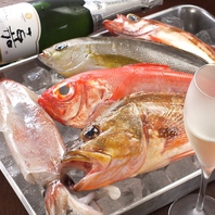お魚は、明石漁港や近海の天然ものを使用！