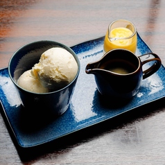 アフォガート　（エスプレッソorほうじ茶）