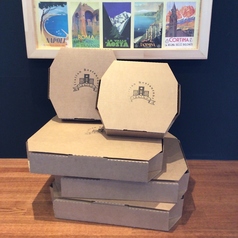 焼きたてピッツァをお持ち帰りいただけます。