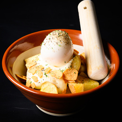 自分で作る!キタアカリの揚げポテサラ　明太子